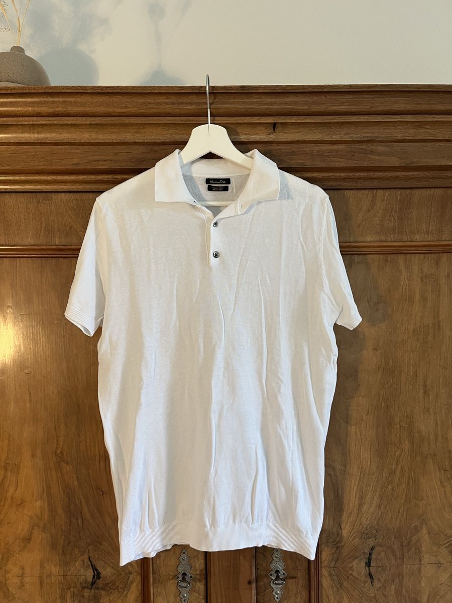 Massimo Dutti Magliette Polo: Poloshirt, weiss, Gr. M, Massimo Dutti – Usato da St. Gallen venduto da Gloom22 2