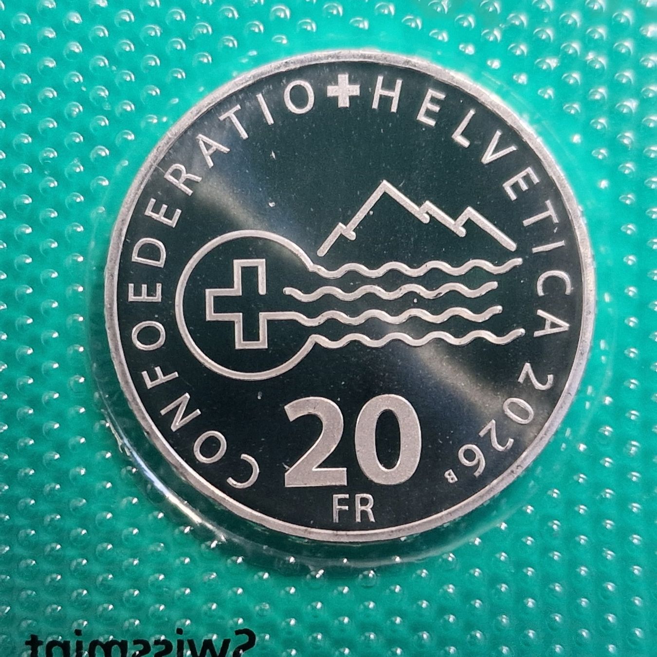 Tutti le monete: CHF 20.- Swissmint 2026, Lac Léman – Nuovo e nell'imballaggio originale da Bouveret venduto da psv01 1