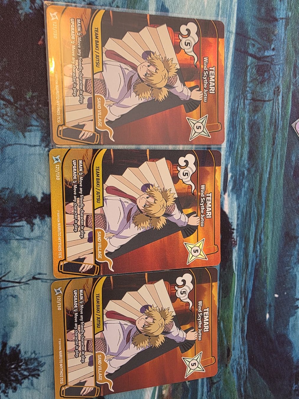 Carte collezionabili: Naruto Mythos 1. Edition, 3x Temari 121 holo – Nuovo (secondo la descrizione) da Emmenbrücke venduto da Minato96
