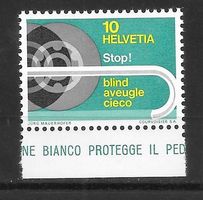 Abart 446.3.04b ** Retouche unter dem Stock 13.3.1967