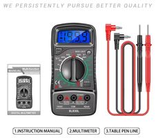 Digital-Multimeter LCD Amperemeter