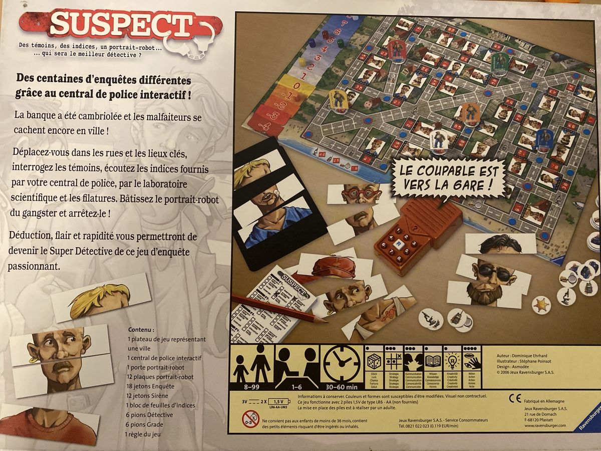 Ravensburger Spiele: Suspect FR – Gebraucht aus Biel/Bienne von Zozi56 1