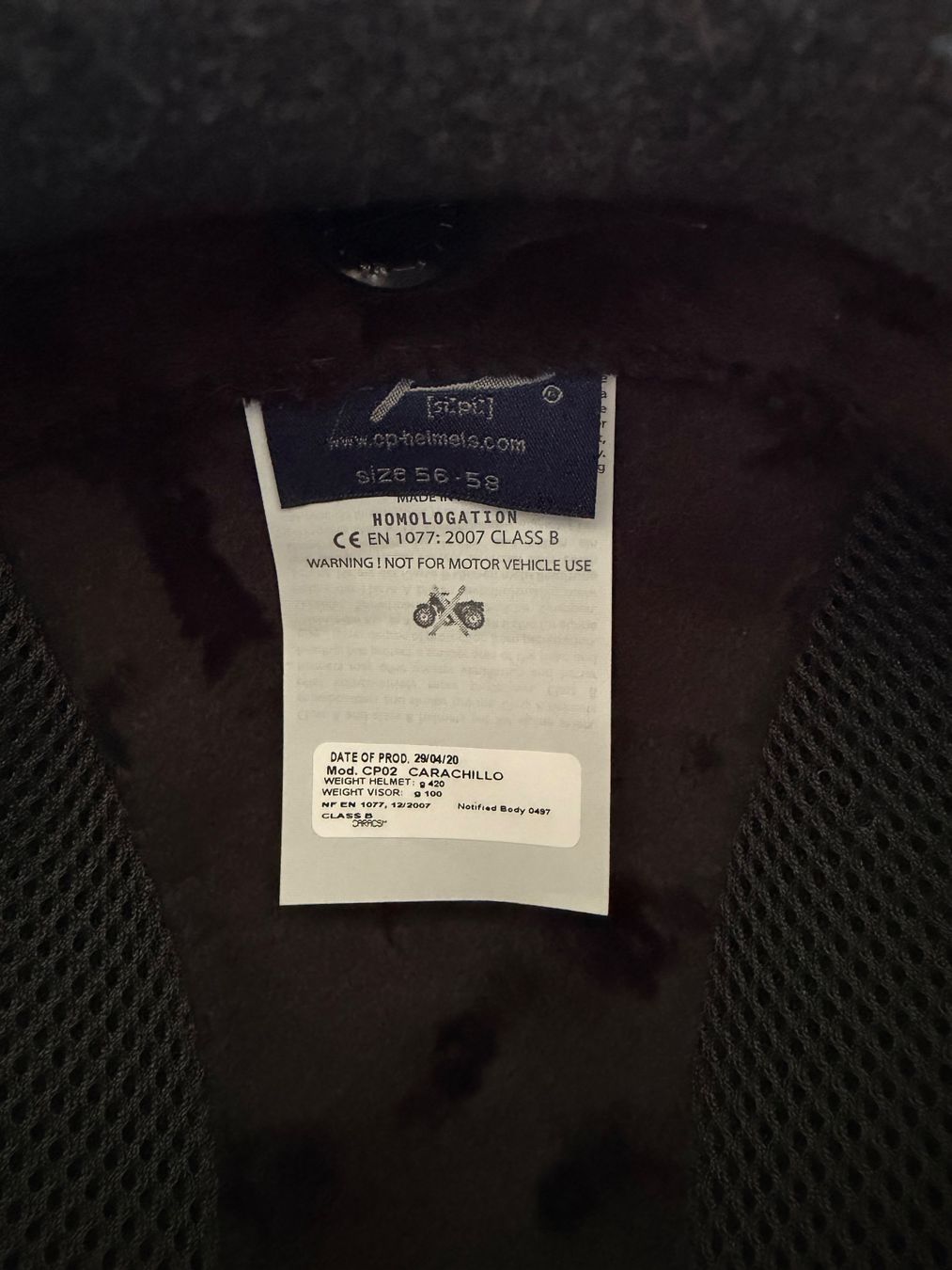CP Caschi: Skihelm mit Visier Dunkelblau, cp premium helmets ag – Usato da Brüttisellen venduto da Fabiii.st 8