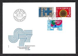 Sonderpostmarken 1977, Ersttagsbrief