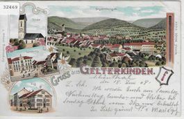 Gruss aus Gelterkinden - Litho 1908
