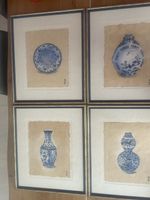 Lot de tableaux asiatiques 