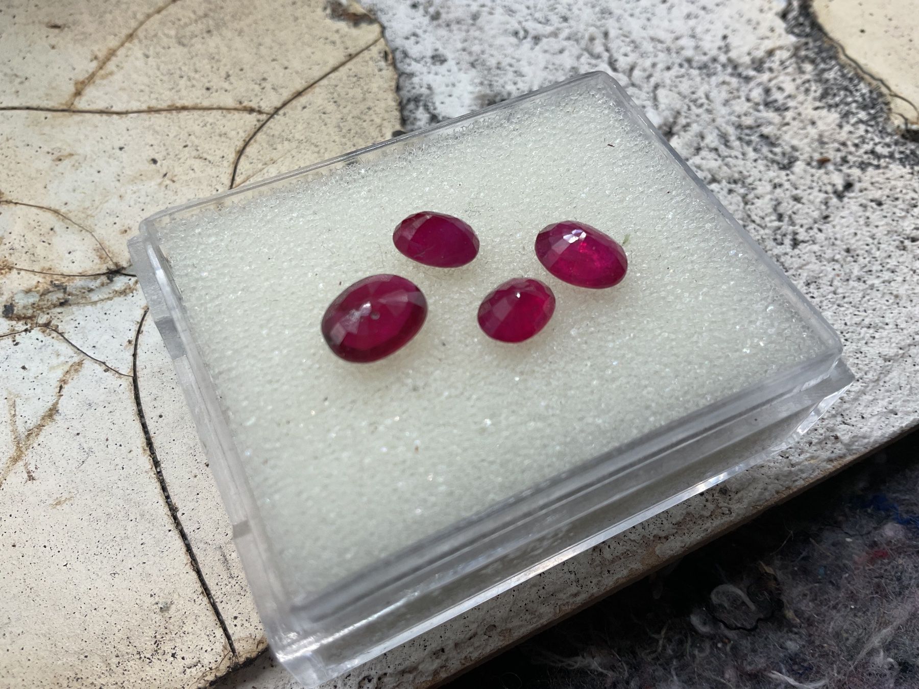 Edelsteine: Rubine 4 Stück – Neu (gemäss Beschreibung) aus Luzern von S.Kern01 1