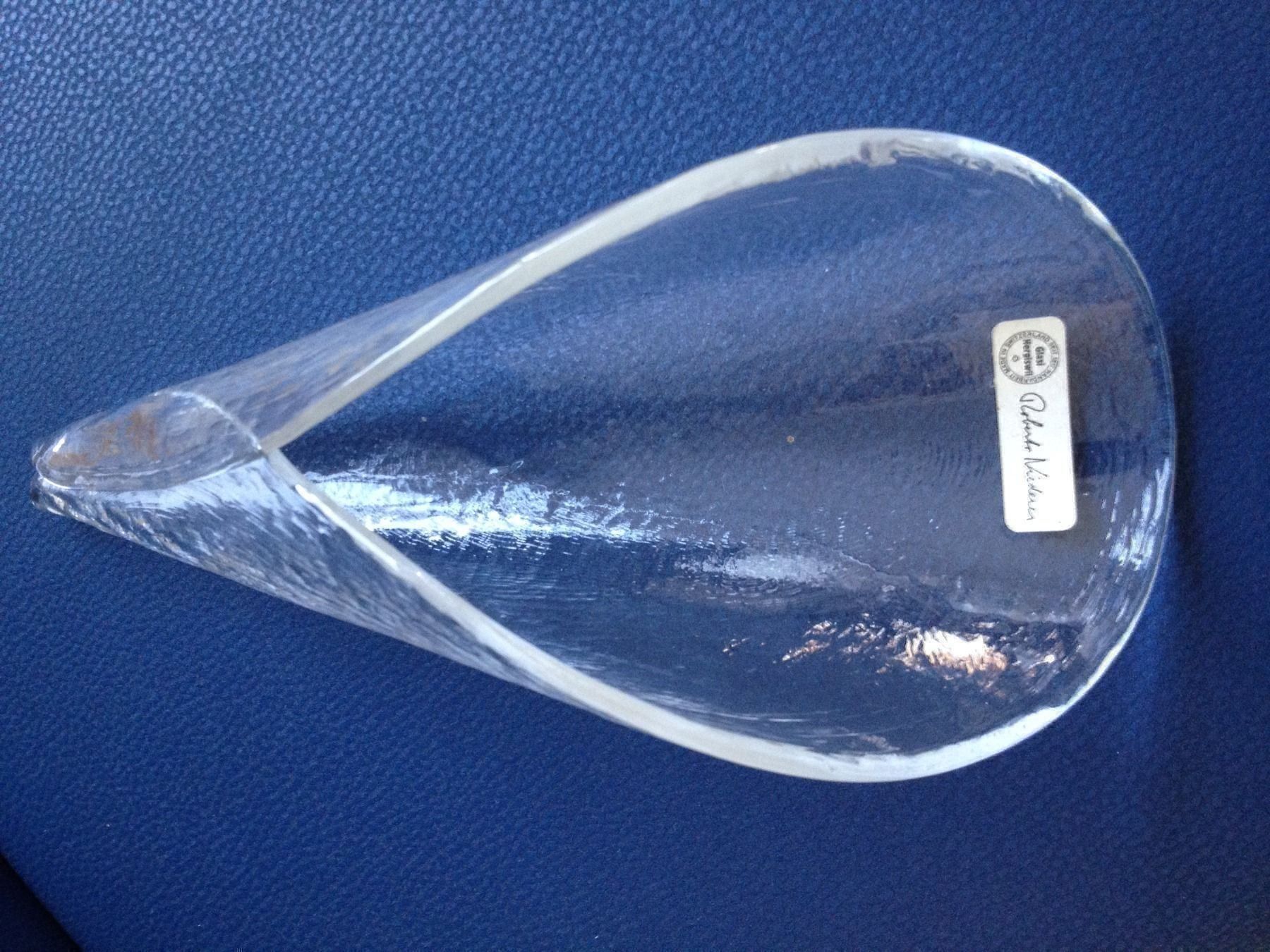 Glasi Hergiswil Gläser: Tüte aus Glas Roberto Niederer – Gebraucht aus Uetendorf von Florabella01