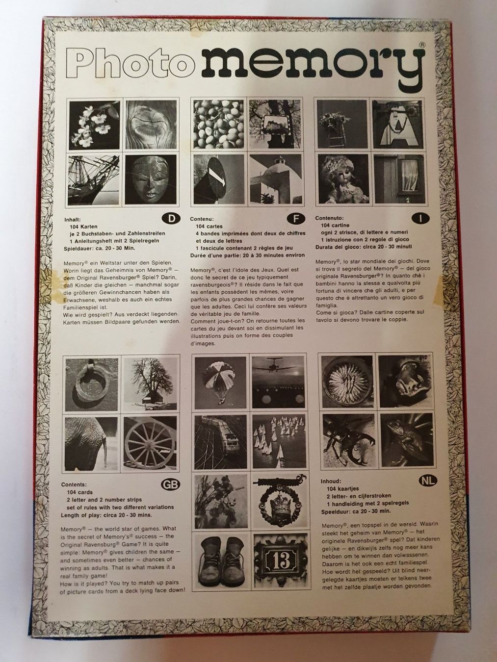 Ravensburger Jeux: Altes Photo Memory von Ravensburger – D'occasion à Oberdorf BL par BaldenEagle 2