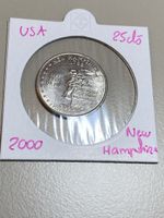 USA - 25 cents - 2000 "New Hampshire" 