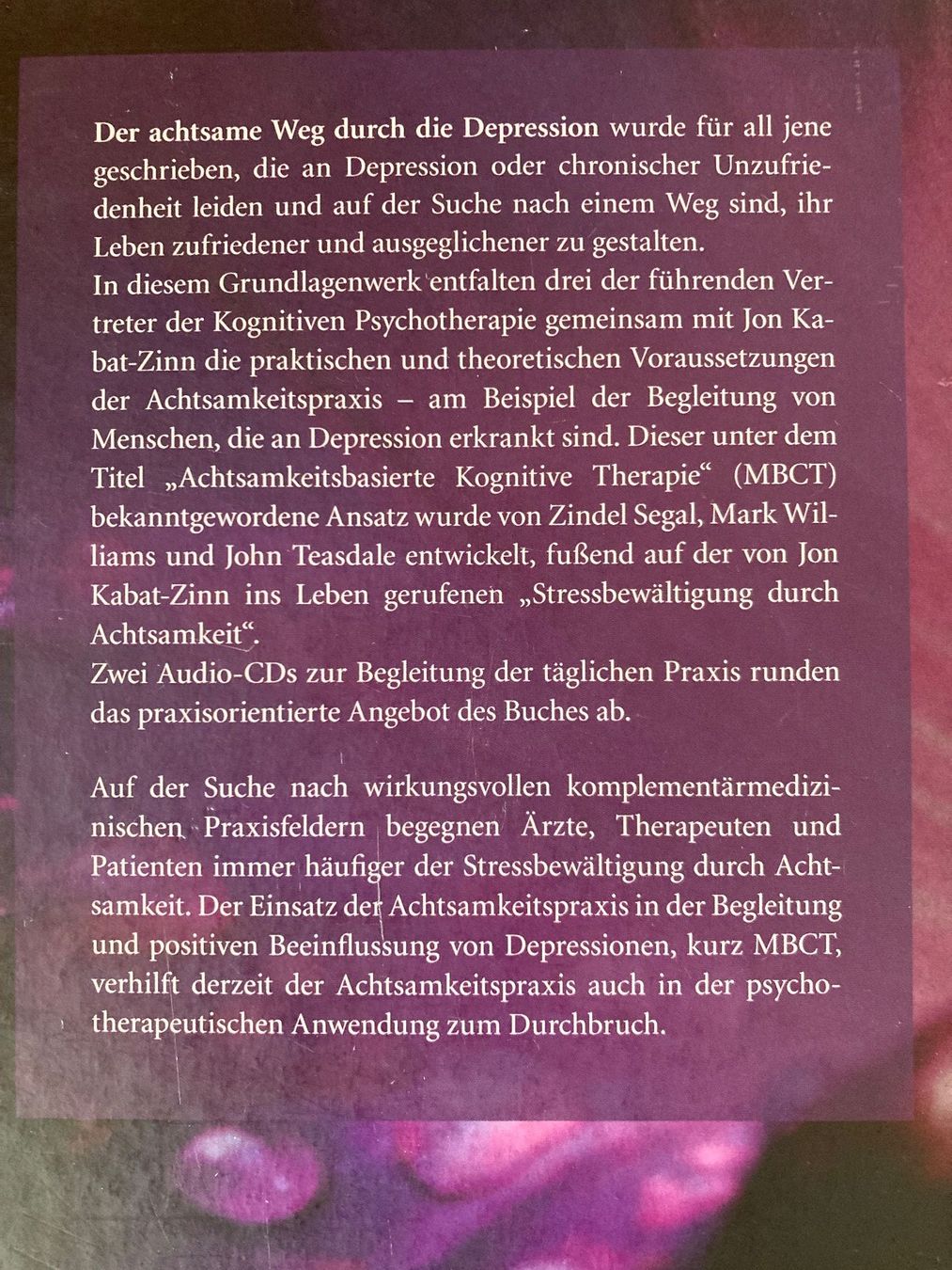 Libri: Der achtsame Weg durch die Depression, mit 2 Audio-CDs – Usato da Baden venduto da Yoyo1 1