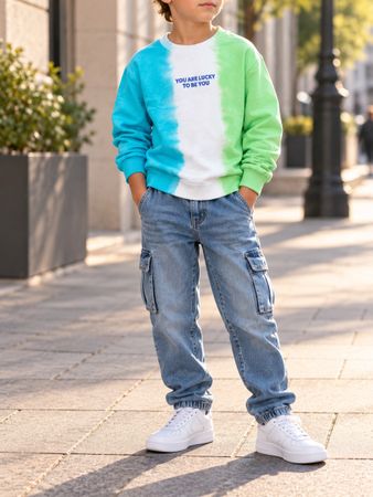 SWEAT-SHIRT ENFANT TIE-DYE
