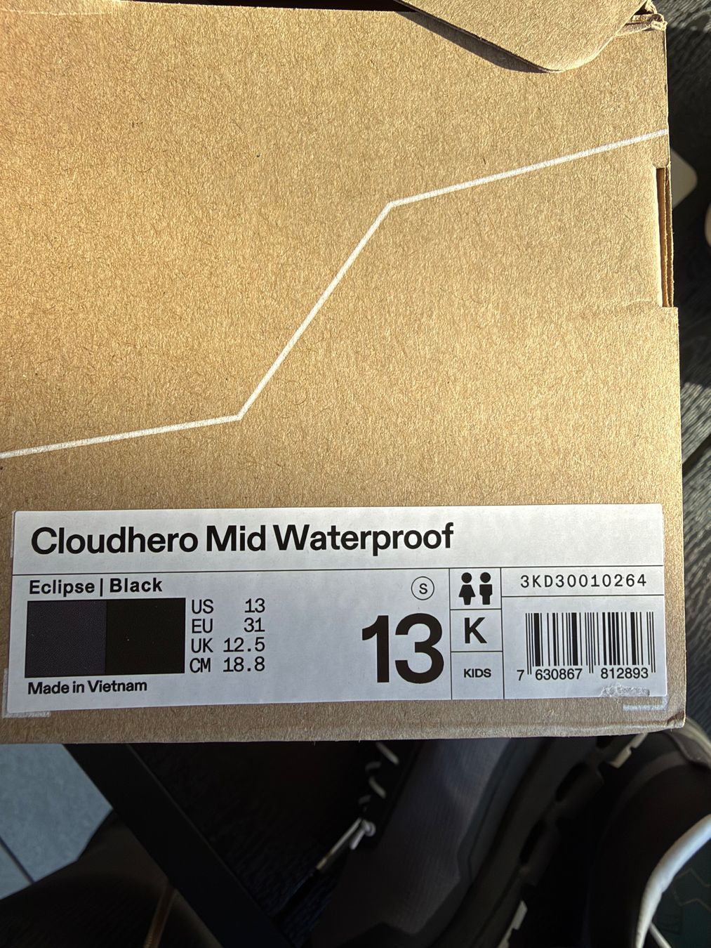 On Scarpe per ragazzi: On Running Cloudhero Mid Waterproof schwarz Grösse 31 – Nuovo e nell'imballaggio originale da Steinhausen venduto da phocea10 1