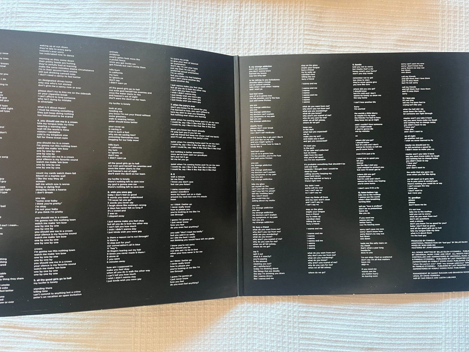 Dischi in vinile: Billie Eilish - When We All Fall Asleep, Where Do We Go? LP – Usato da Effretikon venduto da ChrisLamberger 1