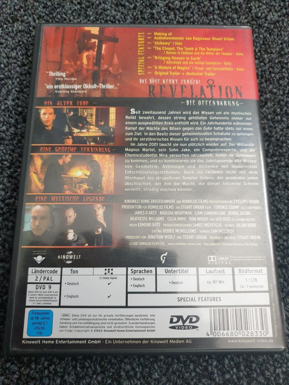 Tutti i DVDs: REVELATION(3657) – Usato da Ruswil venduto da Ruck.Zuck. 1
