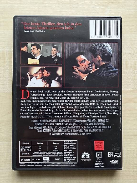 Tutti i DVDs: Internal Affairs – Usato da Lauerz venduto da betsan666 1