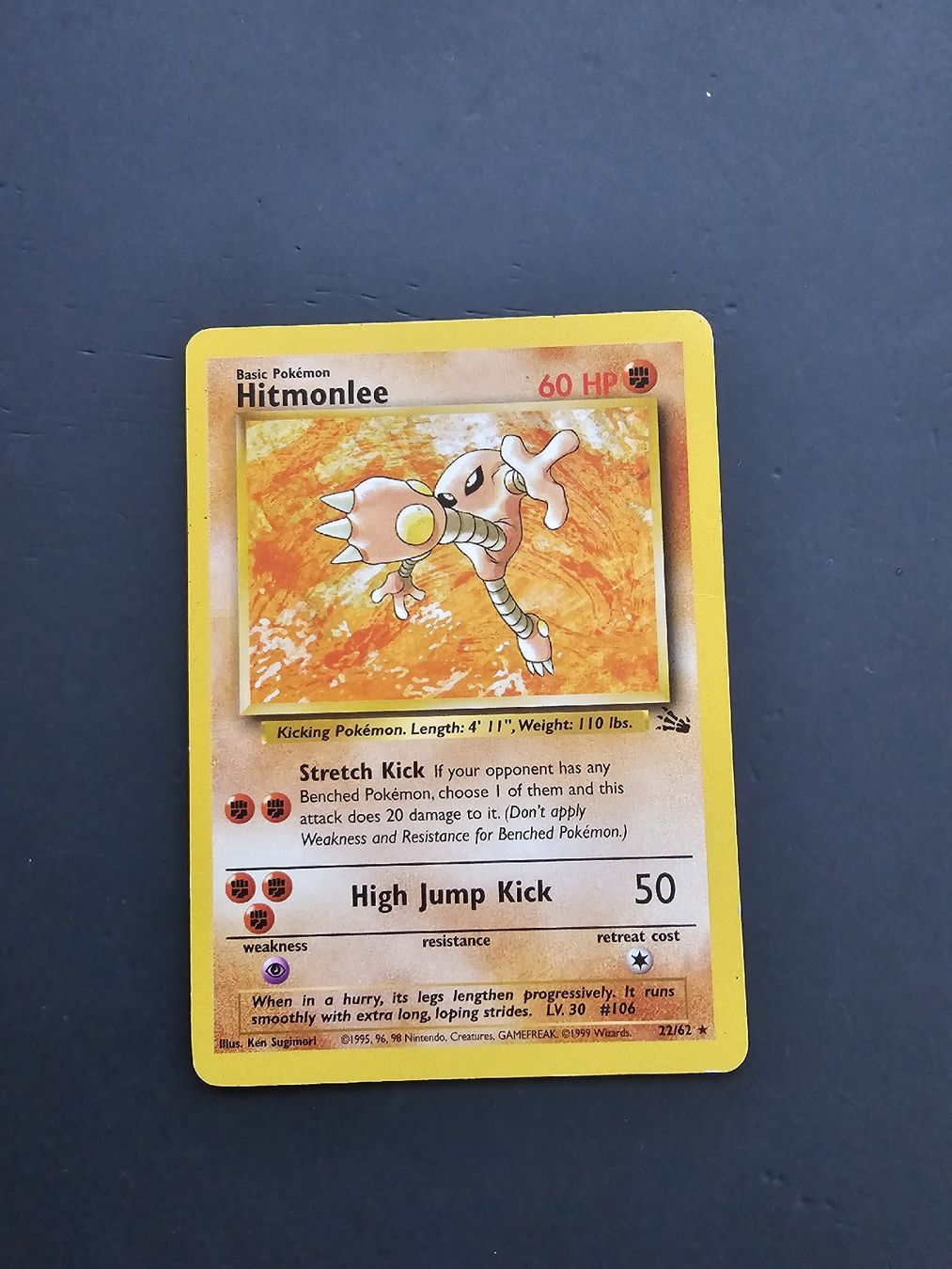 Pokémon Carte collezionabili: Hitmonlee - Pokemon Karte - Fossil Set – Usato da oberbuchsiten venduto da thug4