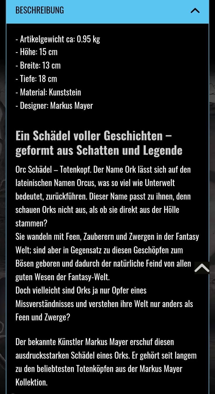 Tutte le decorazioni: Orc Schädel Totenkopf Skull – Nuovo (secondo la descrizione) da Luzern venduto da thomarco 1