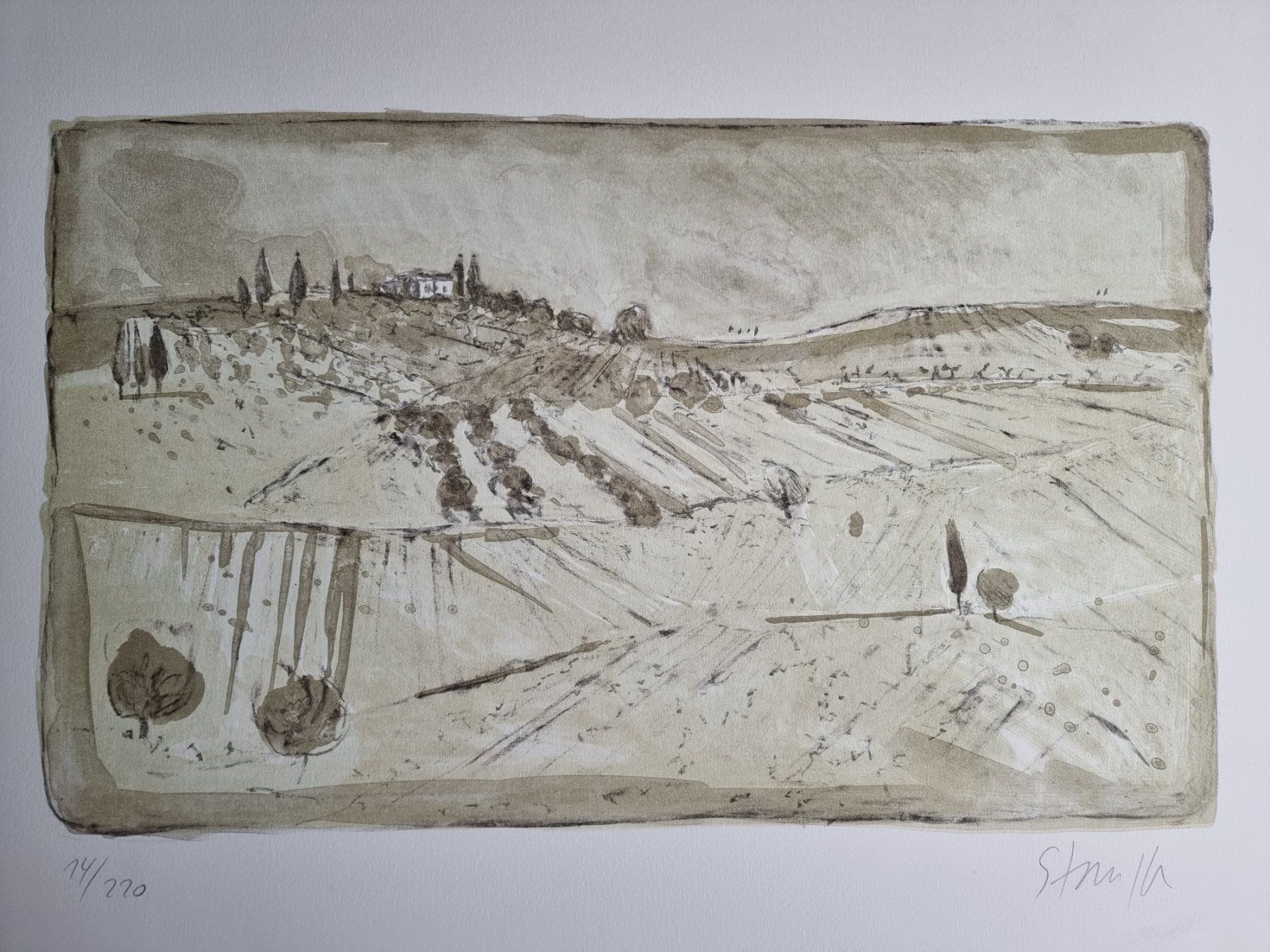 Grafica & Litografie: BODO STAUFFER LITHOGRAPHIE SIGNIERT NUMMERIERT – Usato da Gersau venduto da kunst-online 1