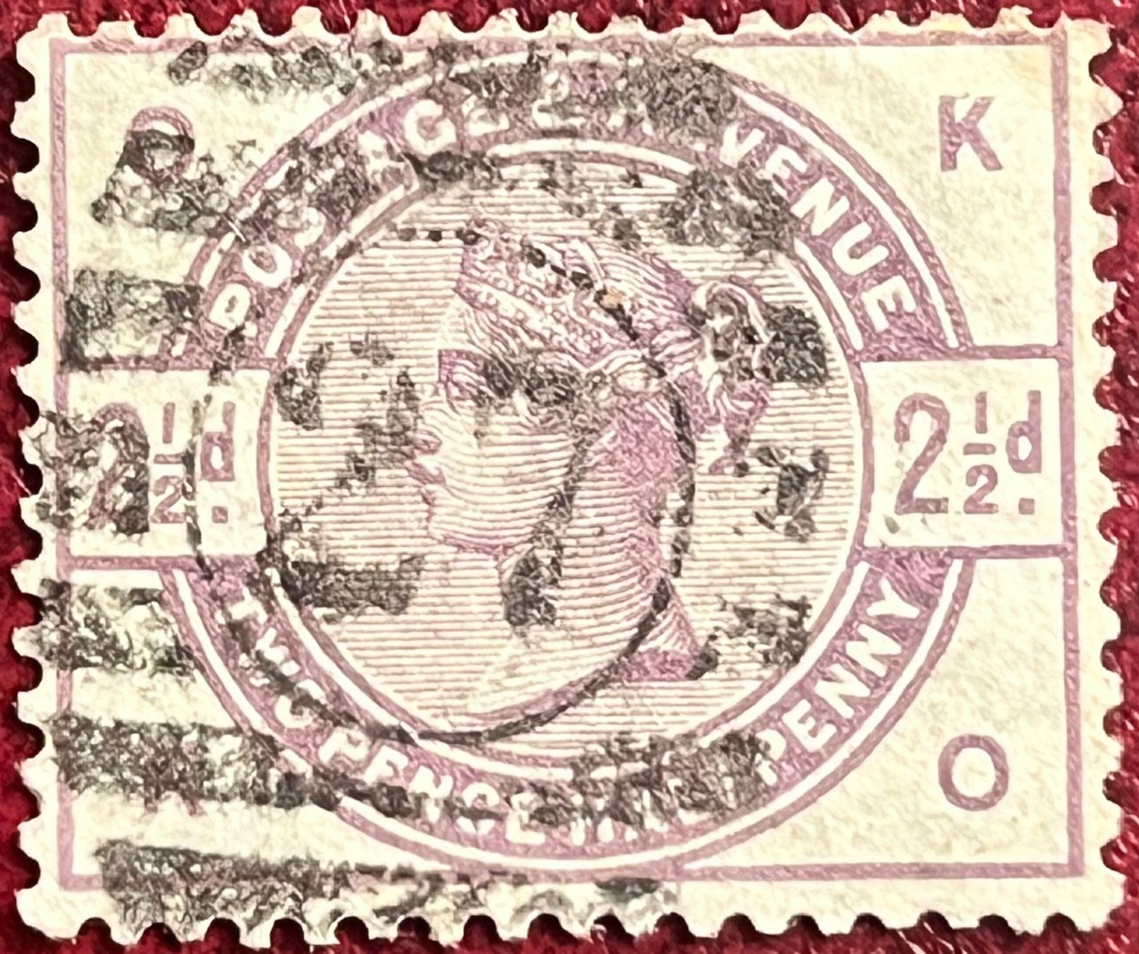 Tutti i francobolli: 1883 Briefmarke: 2 1/2 Penny – Usato da Chiasso venduto da AzenYa