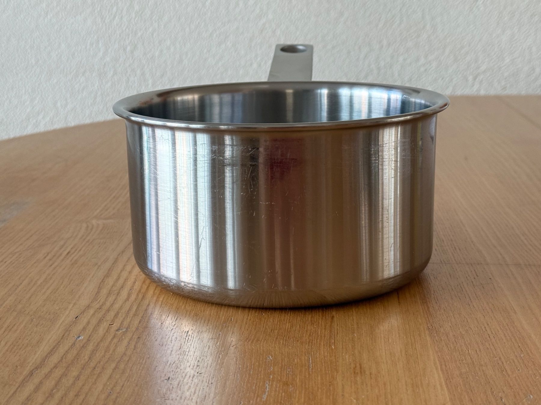 Migros Padelle: Pfanne mit Deckel, Edelstahl, 16 cm – Usato da Horgen venduto da Xhystos 4