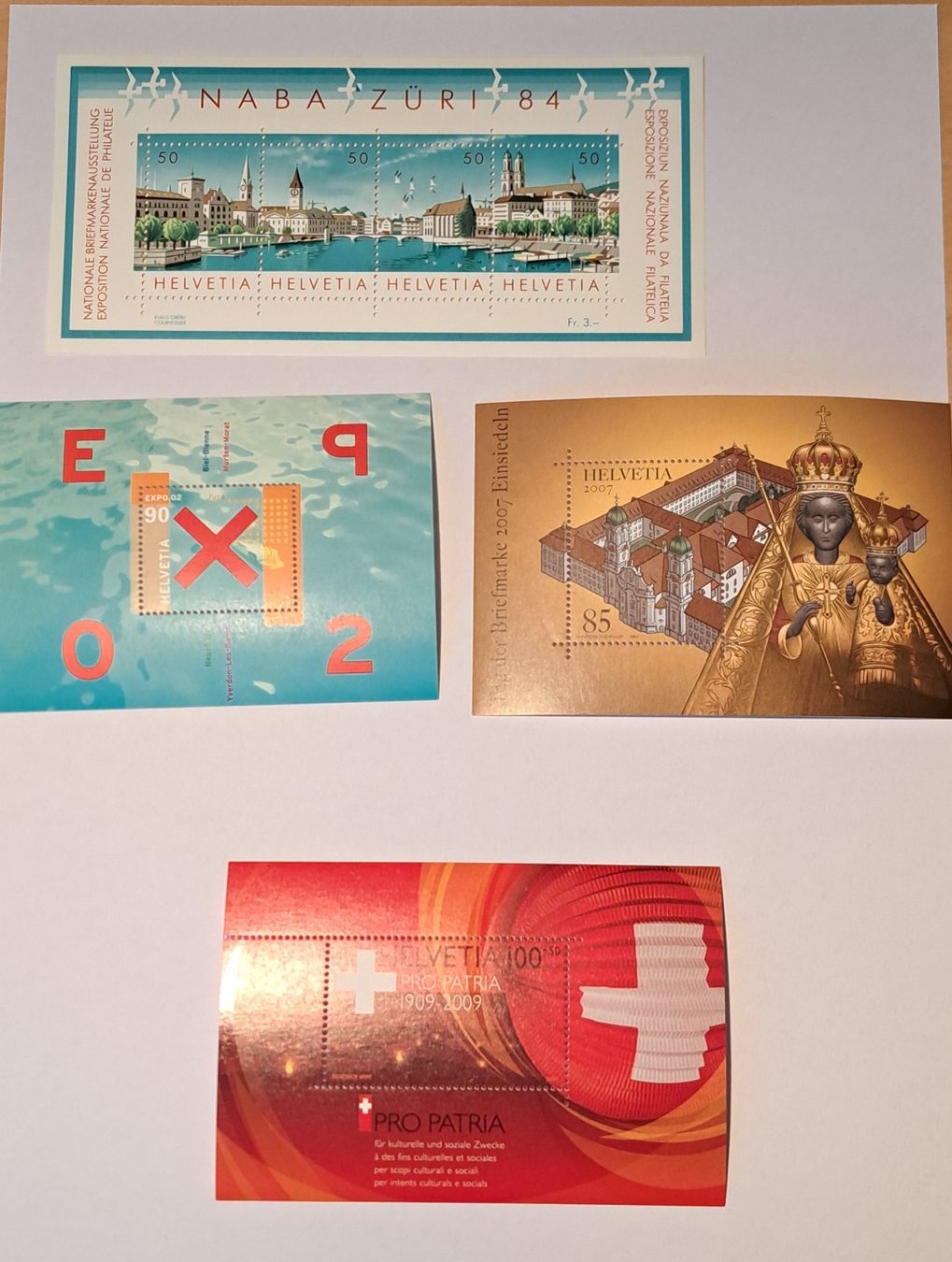 Tutti i francobolli: Schweizer Briefmarken Blöcke / Einzelmarken ** – Nuovo (secondo la descrizione) da Bellikon venduto da cebas23