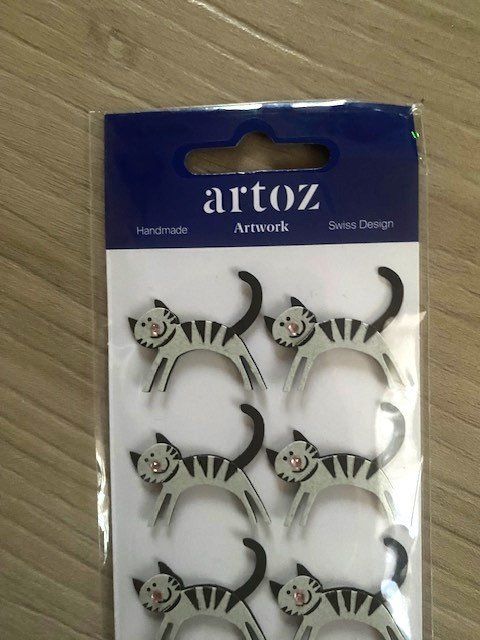 Sticker: neuer 3-D Sticker von Artoz "Katze" – Nuovo e nell'imballaggio originale da Staufen venduto da Nasli 1