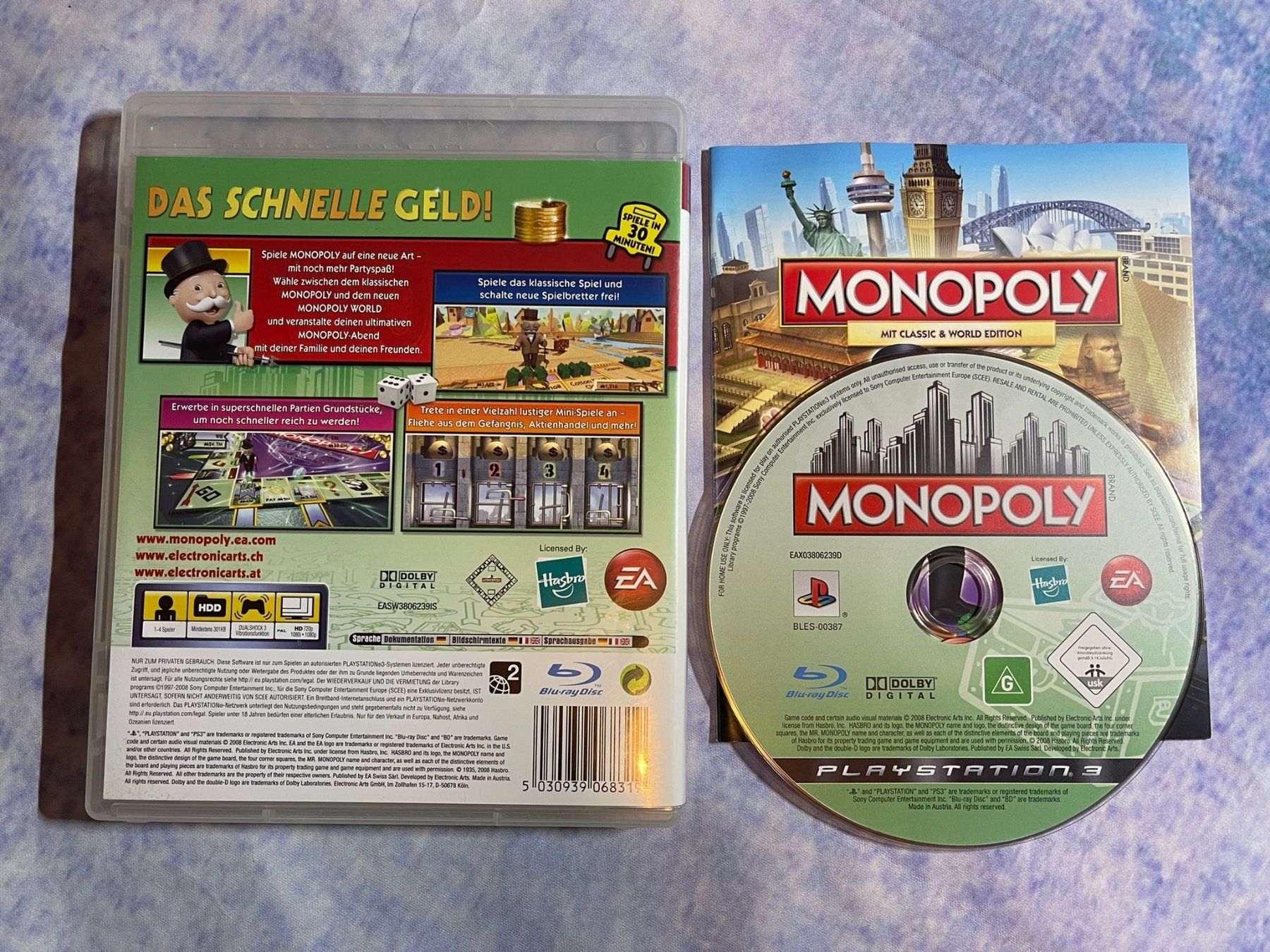 Giochi: PS3: Monopoly mit Classic und World Edition – Usato da Märstetten venduto da AlienNova 1