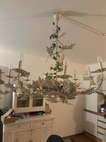 Lampadario in ferro battuto