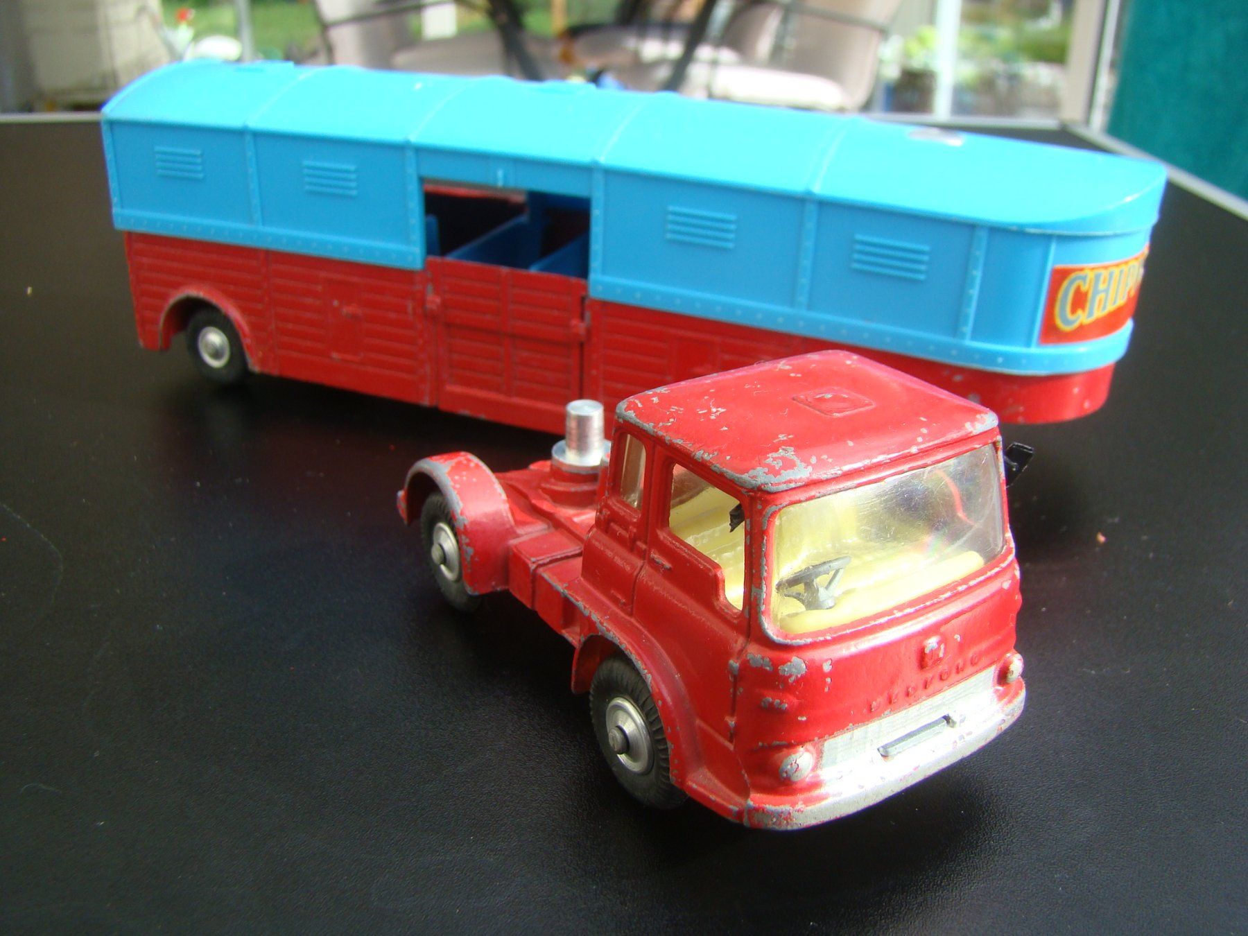 Dinky Toys Modellini d'auto: Corgi Major Bedford Chipperfields Pferdetransporter cool rar – Usato da Walzenhausen venduto da Vanquish711