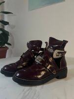 Balenciaga Ceinture leder mit gurten boots, Größe: 38