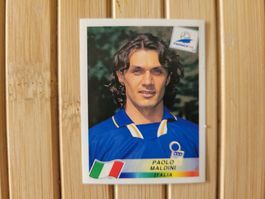 Paolo Maldini Panini France 98 WM Fussball Sticker Nr. 92