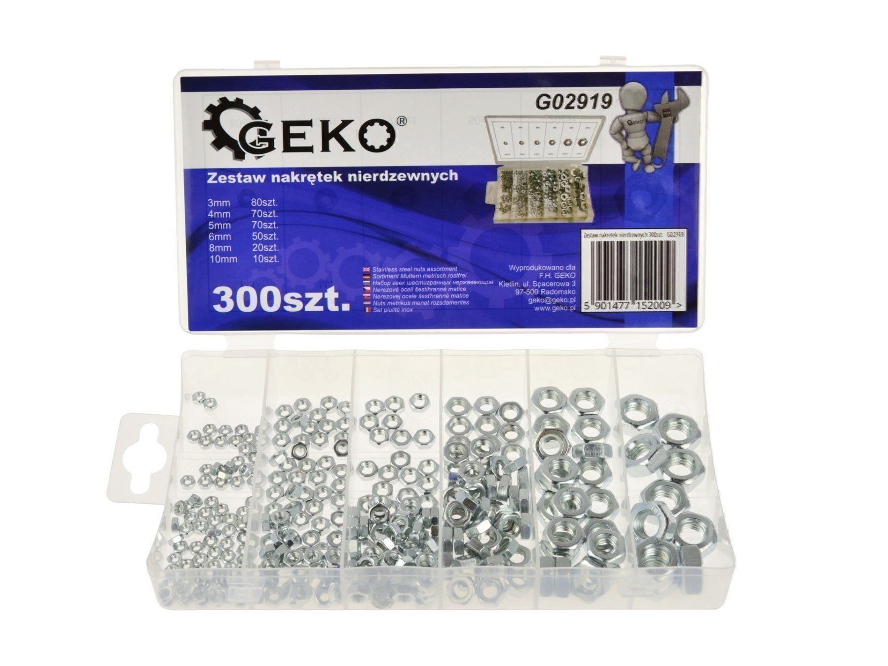 Tutti gli attrezzi: 300 Stk. Edelstahmuttern Set M3-M10 – Nuovo e nell'imballaggio originale da Kehrsatz venduto da rabrovo56