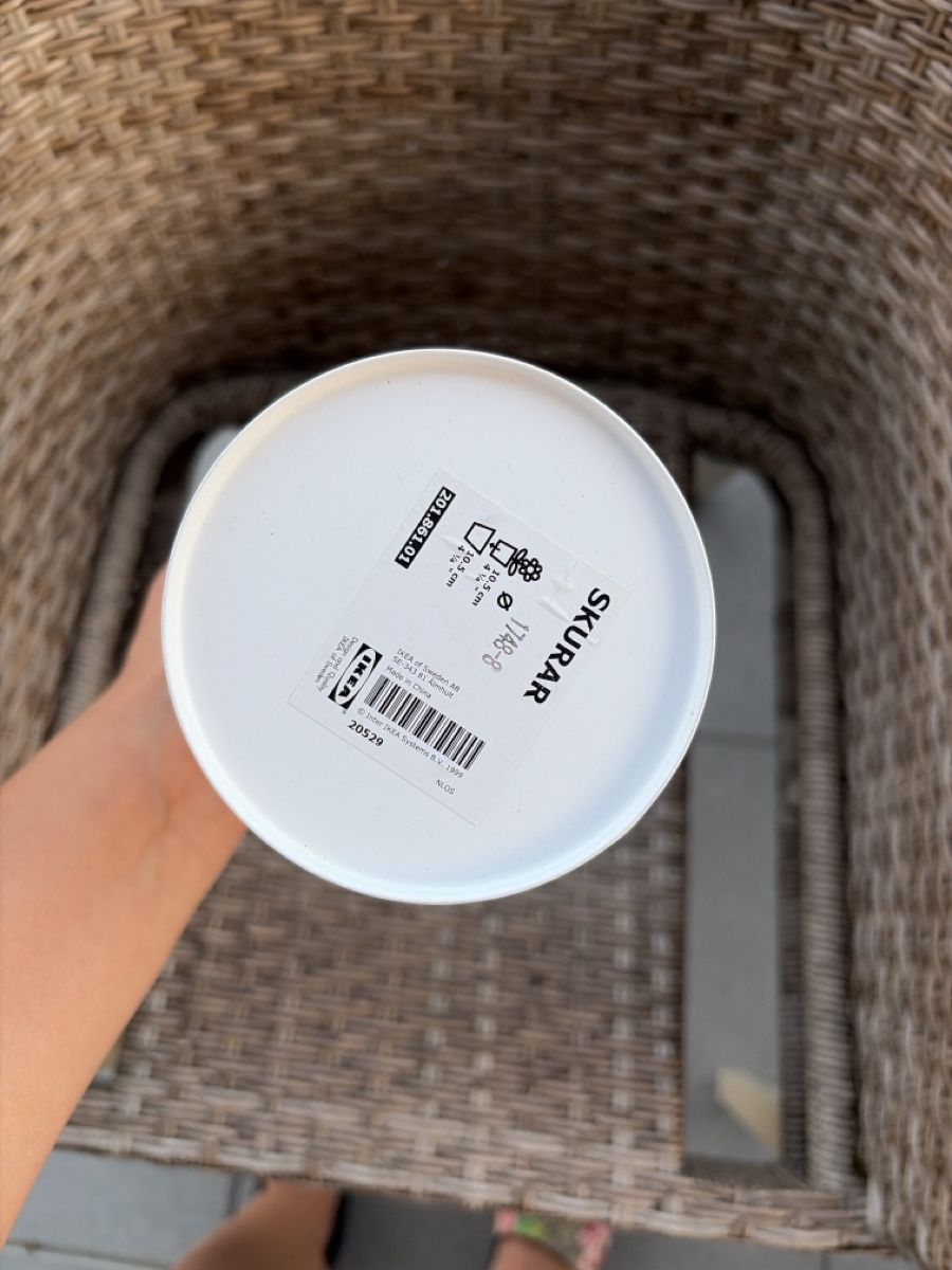 Ikea Vasi per fiori: Blumentopf mit Lochmuster beige Metall Dekoration – Usato da Opfershofen TG venduto da dan_nxk8 2