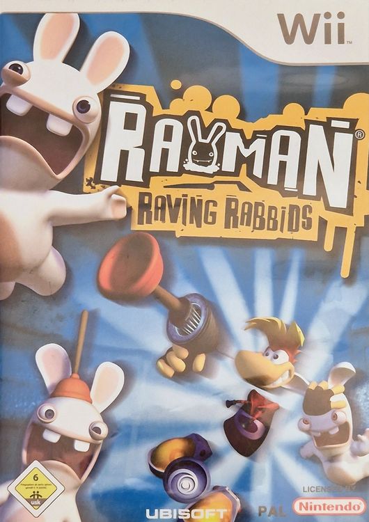 Rayman - Raving Rabbids - Nintendo Wii Game, funktioniert (Gebraucht ...