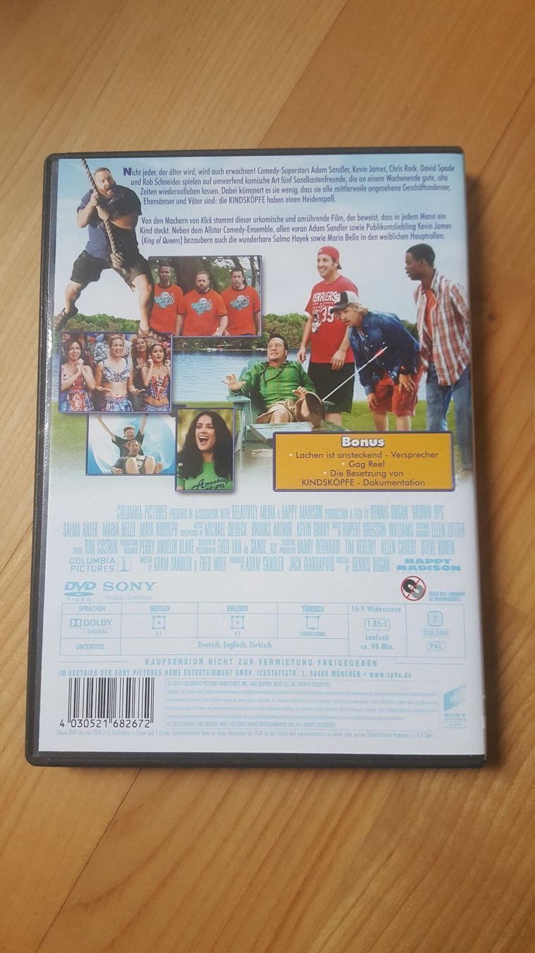 Tutti i DVDs: DVD Kindsköpfe (Eng. Grown Ups) – Usato da Dierikon venduto da sanpaplo 1