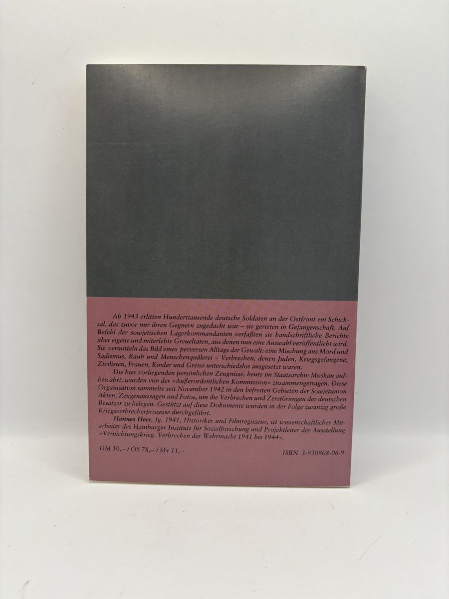 Libri: Buch "Stets zu erschiessen" Rote Armee – Usato da Genève venduto da sho_67qj 1