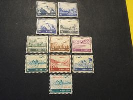 1941 LANDSCHAFT/FLUGZEUG/PRO AERO/FARB., postfrisch