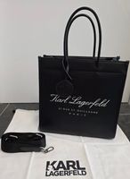 Tasche, Shopper, Tote Bag von KARL LAGERFELD, schwarz