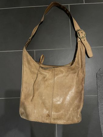 Braune Vintage Ledertasche von Coach