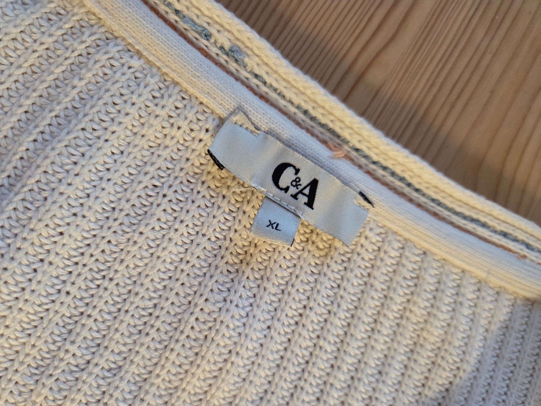 C&A Pullover & Sweatshirts: Baumwoll Pullover, beige, XL C&A – Gebraucht aus Liestal von ITOlio 3