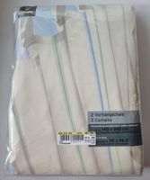 NEU/OVP 2x Vorhangschal 140x245cm Schlaufen hellgelb gestrei