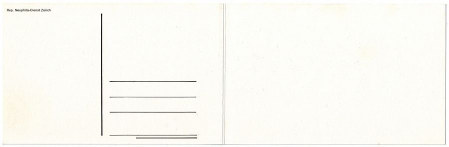 Cartoline postali: Doppelkarte "Zürich von der Waid" – Usato da Frauenfeld venduto da POML 3