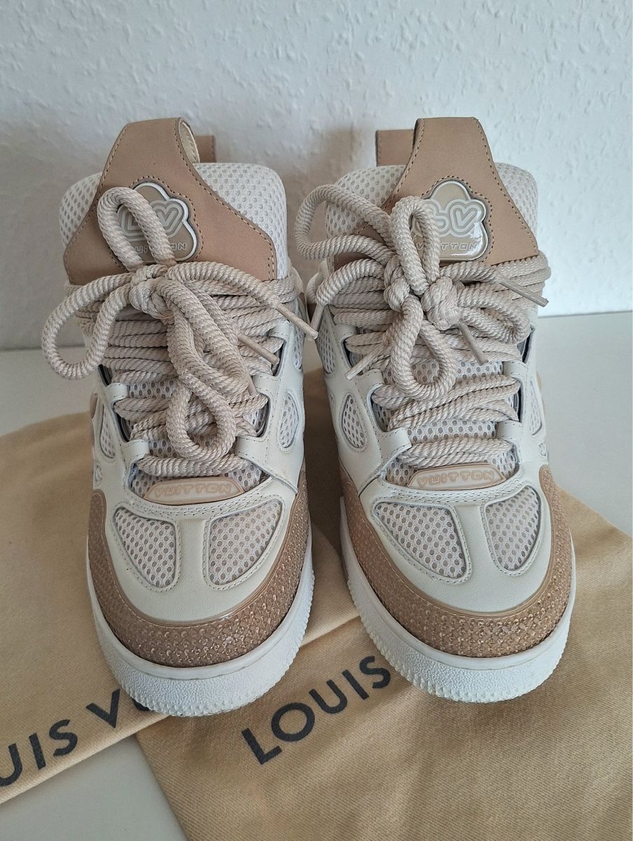 Louis Vuitton Scarpe da uomo: Baskets Louis Vuitton, Modèle LV Trainer, Taille 42 – Usato da Genève venduto da Beduxo 3