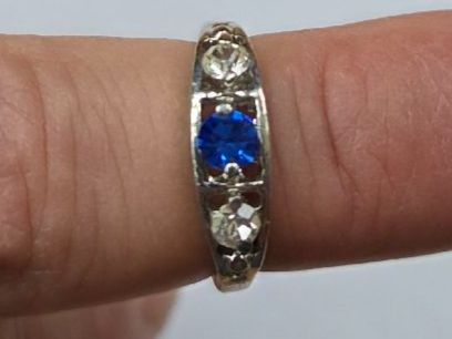 Anelli: Bague saphir artificiel taille 54 – Nuovo (secondo la descrizione) da Territet venduto da Cenh 5