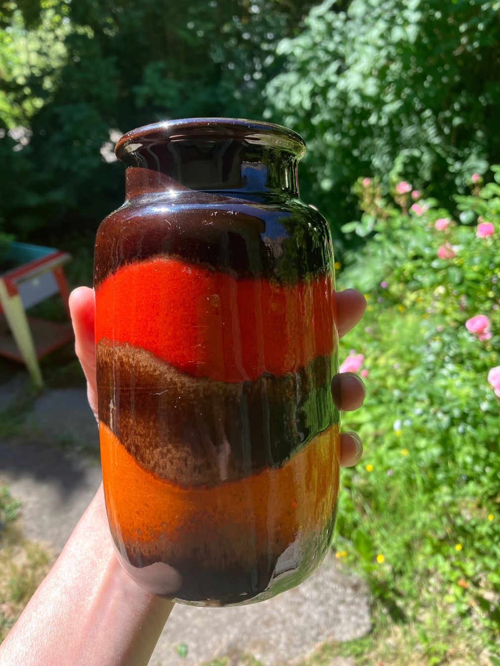 Vasi & Recipienti: Vase vintage Scheurich "Fabiola", mid-century W. Germany – Usato da Lausanne venduto da Machins.trucs
