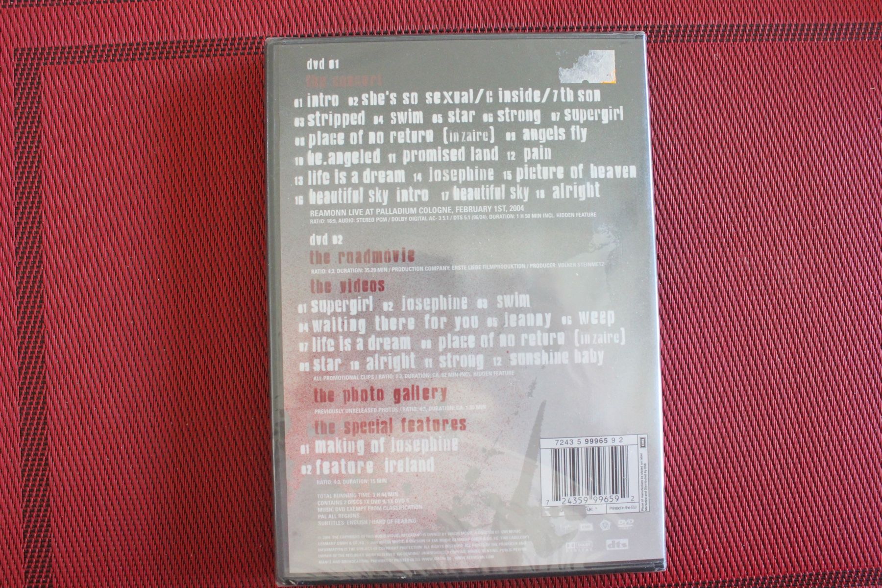 Tutti i DVDs: REAMONN "RAISE YOUR HANDS" 2 DVD NEUWARE – Nuovo e nell'imballaggio originale da Geroldswil venduto da Schlumpfine1973 1