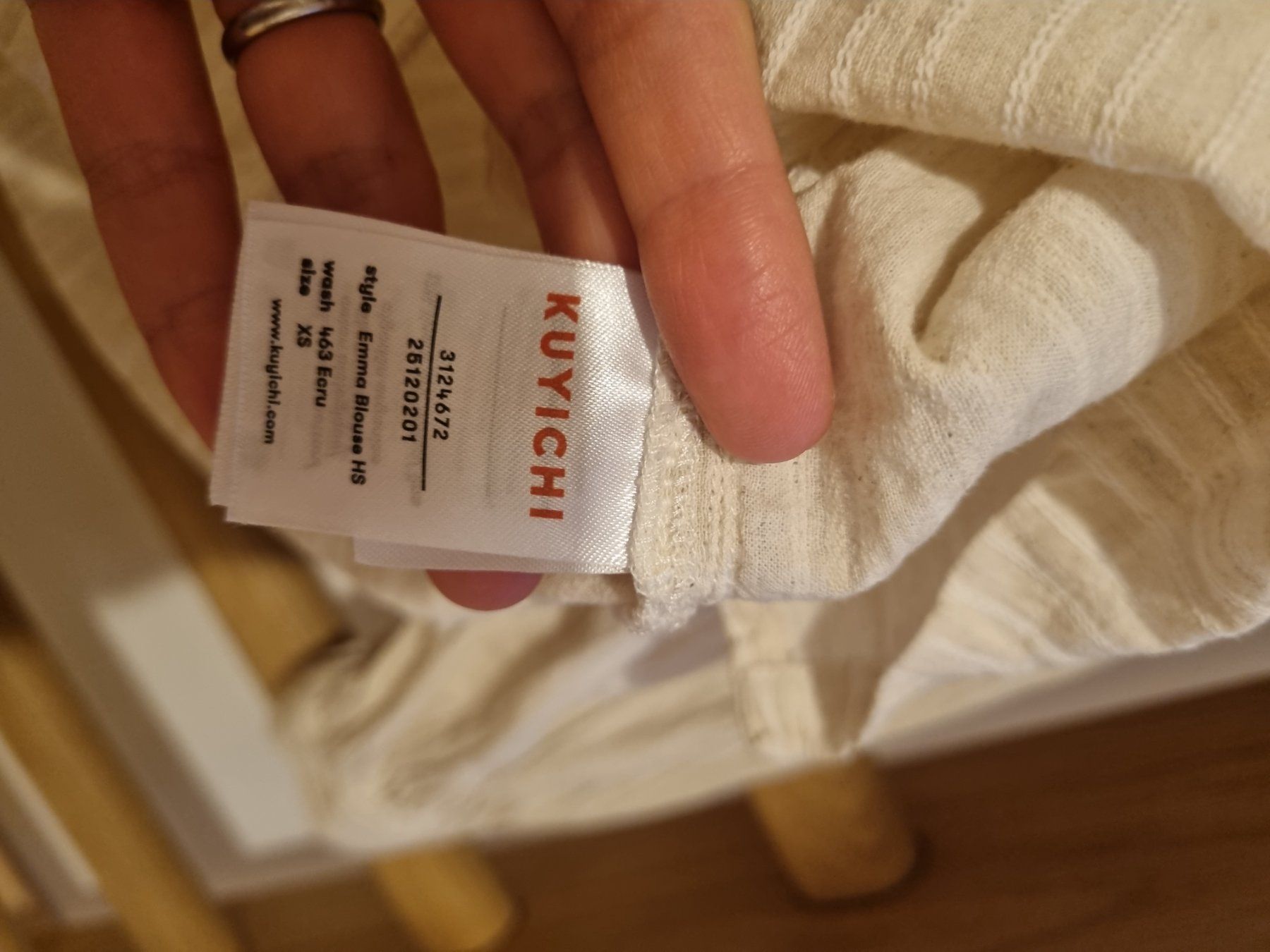 Camicette: Kuyichi Bluse, Grösse XS, Baumwolle & Leinen – Usato da Zürich venduto da zimmi_o 2