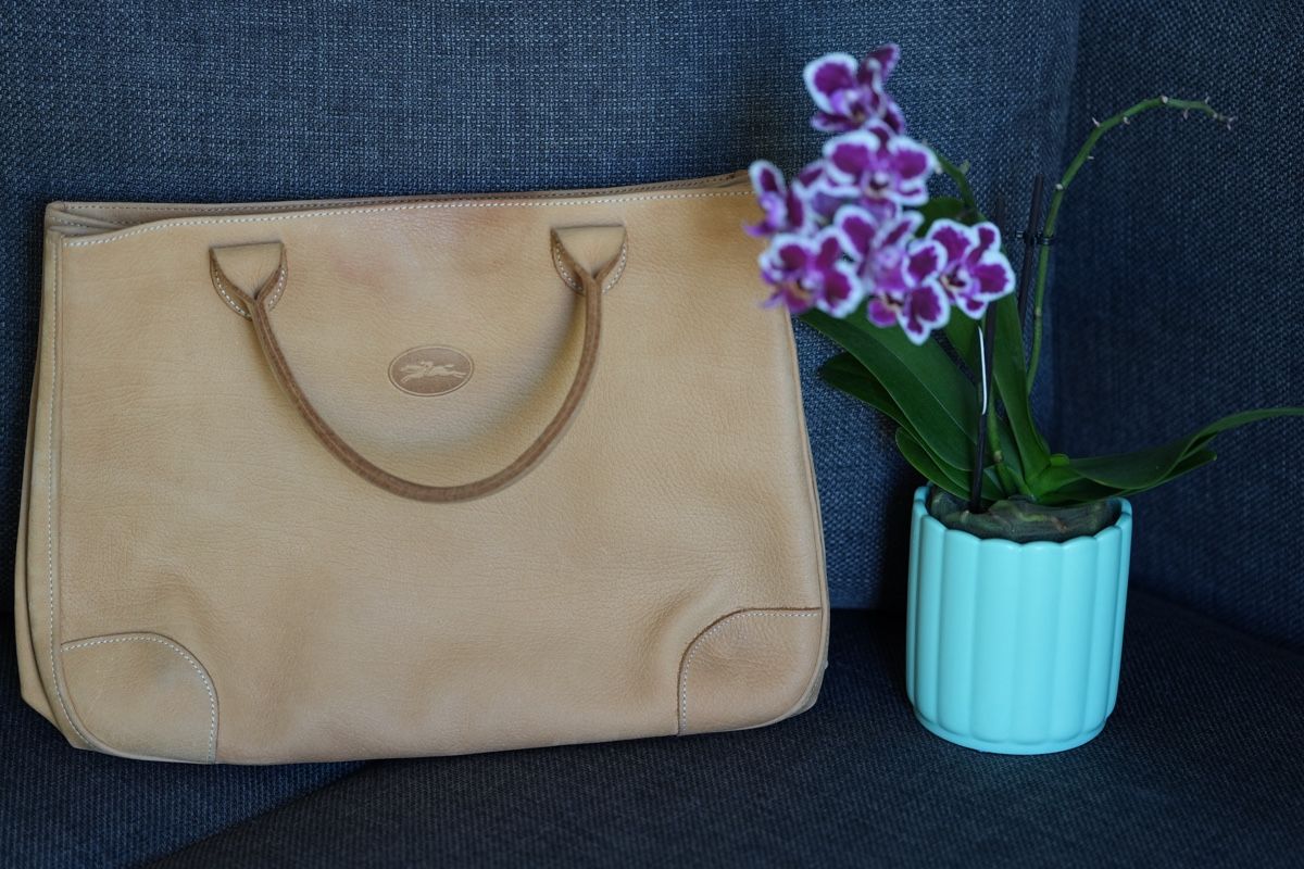 Longchamp Taschen für Damen: Longchamp Ledertasche Hellbraun – Gebraucht aus Rüti ZH von ors_9ggw 9