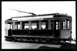 Fotografie Strassenbahn-Triebwagen Nr. 8